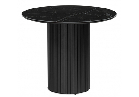 Керамический стол Woodville Гравент 90 черный мрамор shakespeare black, черный