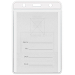 Бейдж DELI вертикальный 68 х 118 мм