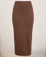 Юбка «Классика жанра» в шоколадном джерси