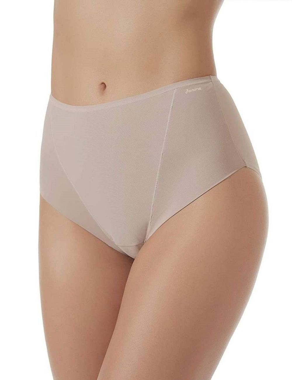 Набор из 2 высоких трусиков-слип Perfect-day Cotton (Размер: M) (Цвет: телесный)