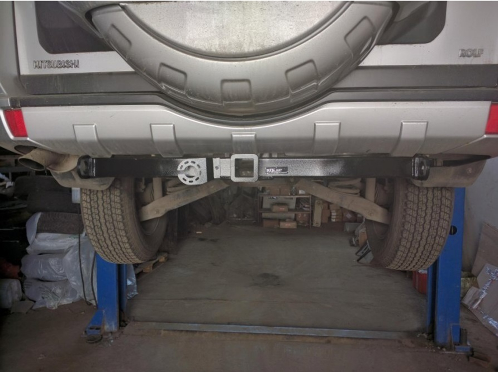 Фаркоп с элект. Smart, на Mitsubishi Pajero 3,4 FA 0978-E (с 2000 по 2007 г.в.с 2007 г.в.) (паспорт и сертификат в комплекте) Бизон