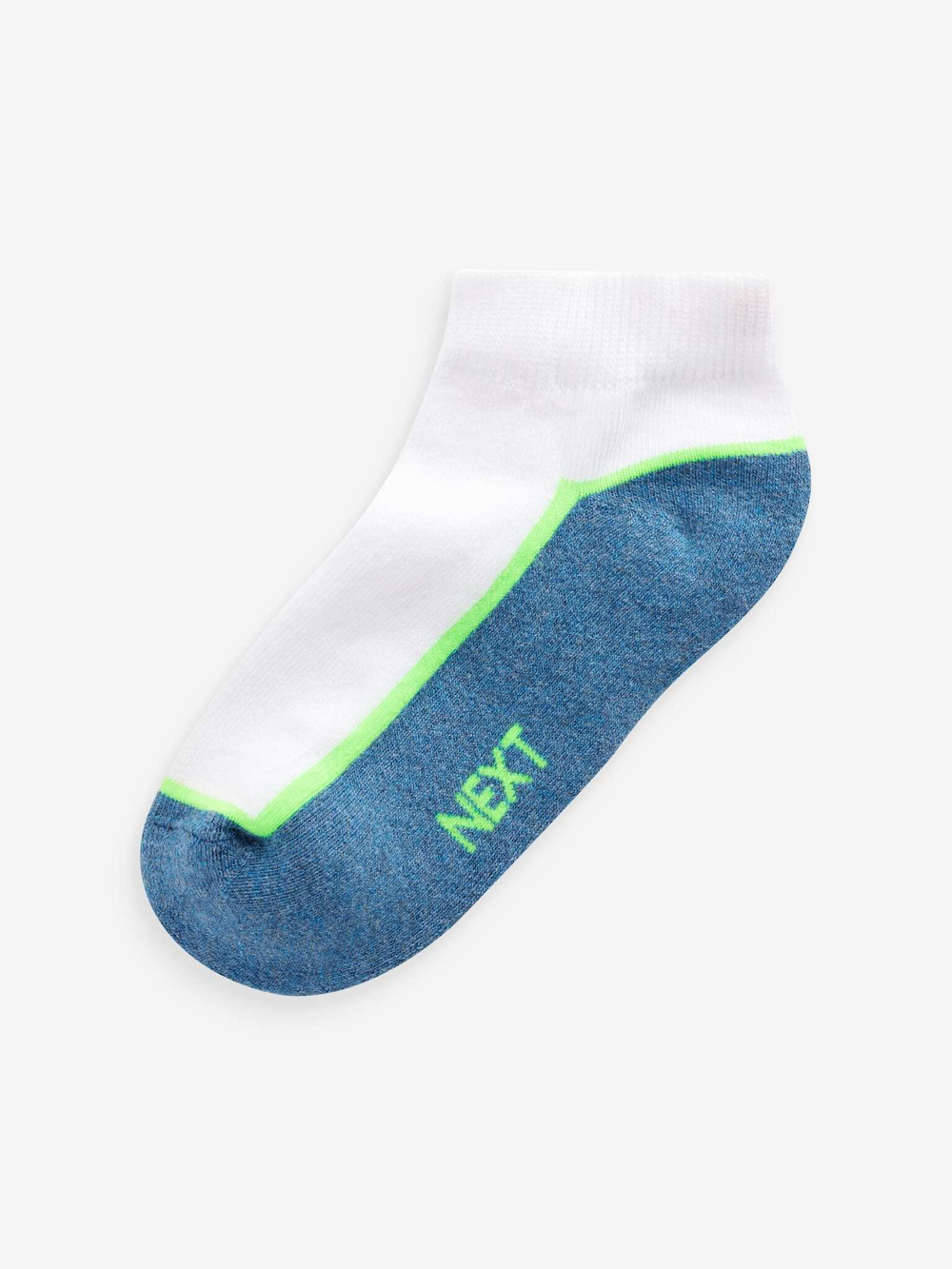 Носки хлопковые для мальчика Next C67-002, 7 шт., Белый, Серый, Синий