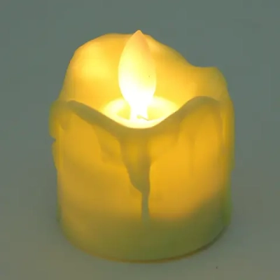 Сувенир с подсветкой «Свеча - Тающий воск» 3,8*3 см