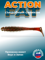 Силиконовая приманка ACTION FAT 6,1"(3шт) 155мм, цвет 027