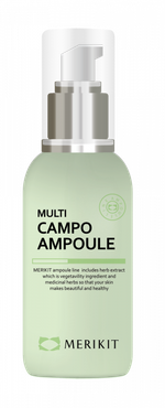 Merikit Ампульная сыворотка для проблемной кожи лица, себорегулирующая -  Multi Campo Ampoule, 50 мл