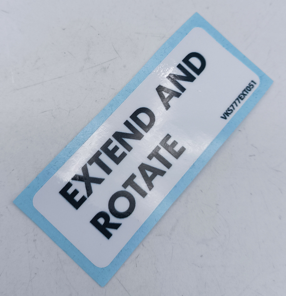 Плакард VKS777EXT051