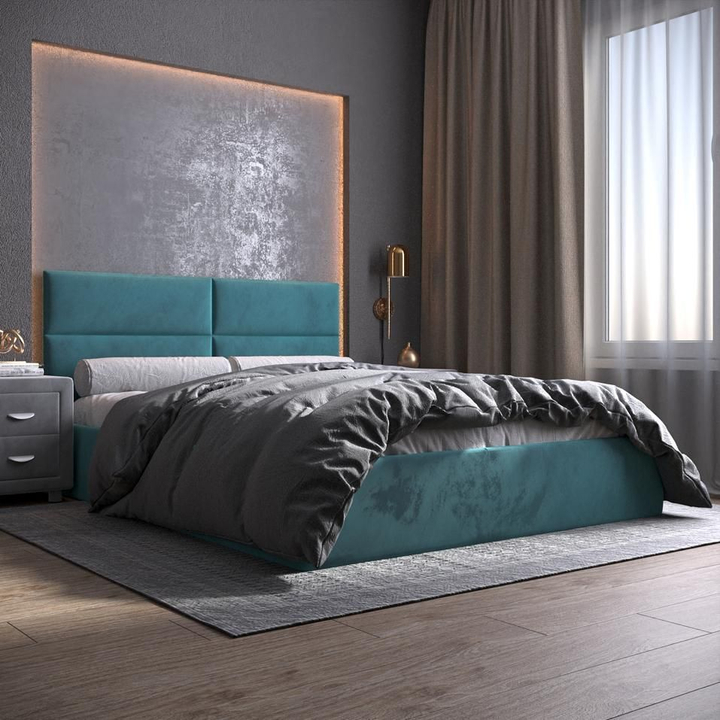 Двуспальная кровать с подъемным механизмом Квадро, 160х190