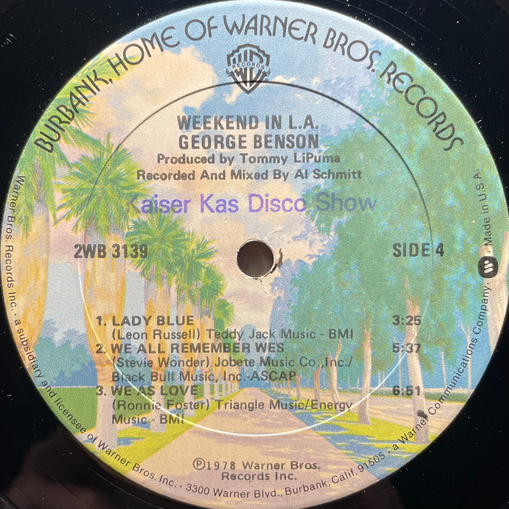 George Benson - Weekend In L.A. 2LP (США 1978г.)
