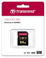 Карта памяти SDXC 64GB Transcend TS64GSDC700S