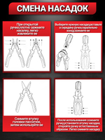 Многофункциональные комбинированные плоскогубцы 5 в 1, зачистка проводов, обжимные плоскогубцы, кусачки для кабеля.