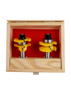 Набор фрез комбинированных рамочных 2 шт, хвостовик 12 мм Gigant GC-0073