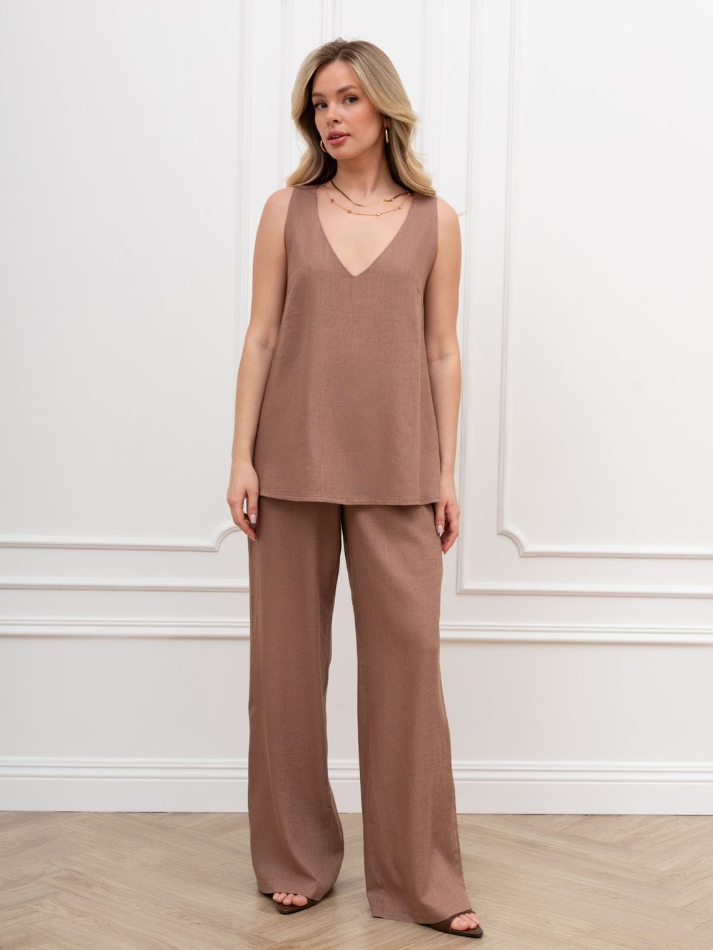 Блузка (топ) Сибелла-4 Виотекс КОРИЧНЕВЫЙ