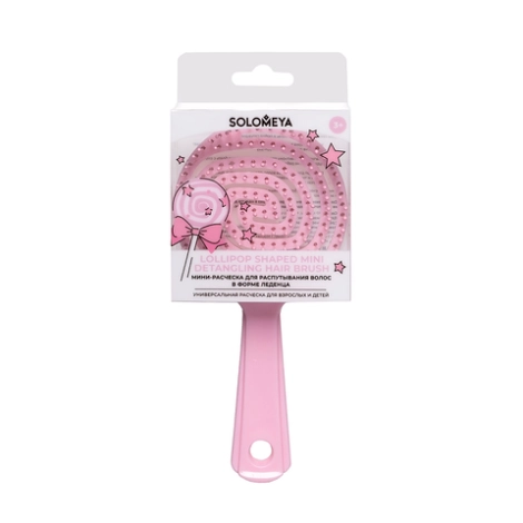 Расческа Solomeya Mini Datangling Hair Brush Pink