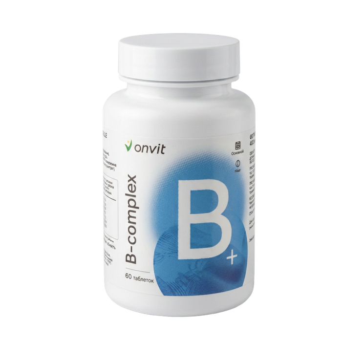 7-B Комплекс, Seven-B Complex, ONVIT, 60 таблеток