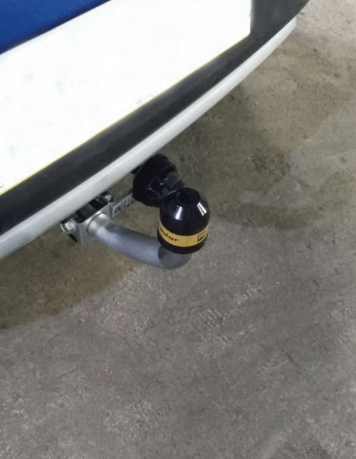 Фаркоп с оцинк. шаром Renault Sandero Stepway, Logan Stepway ,  Logan 2004-2014, 2014-2022,  Sandero 2014-2022 крепление шара на двух болтах, (без электрики, паспорт и сертификат в комплекте) Motodor.91717-A