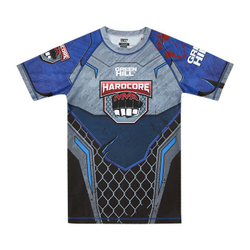 RGI-10569 Рашгард RASH GUARD HARDCORE черно-синий