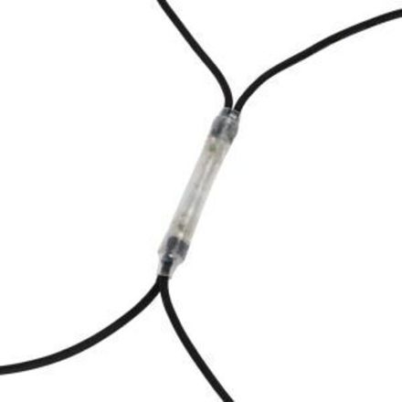 Гирлянда "Сеть" 2x4м, черный КАУЧУК, 560 LED Белые