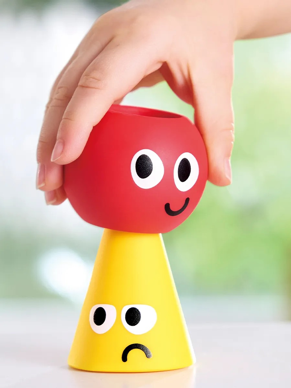 Головоломка "Умняша" Геометрическая башня (блоки монтессори)