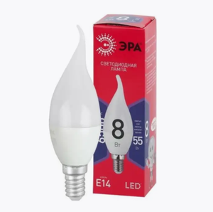 ЛАМПА СВЕТОДИОДНАЯ ЭРА ЭКО LED BXS-8W-865-E14