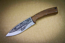 Туристический нож Акула-2 с глубоким Рисунком