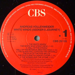 Andreas Vollenweider ‎– White Winds (Голландия) Т
