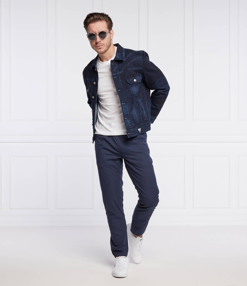 куртка джинсовая lewis GUESS - темно-синий(M1BN02 D3CF4)