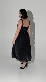 Платье со стразами