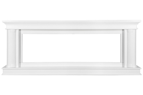 Каминокомплект Rome 60 - Белый с очагом Vision 60 LED