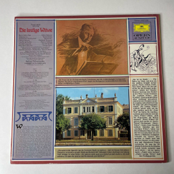 Винтажная виниловая пластинка LP Franz Lehar Elizabeth Harwood, Rene Kollo, Teresa Stratas, Werner Hollweg / Karajan Die Lustige Witwe Оперетта Веселая Вдова (Германия 1974)