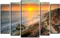 Модульная картина "Закат на берегу"