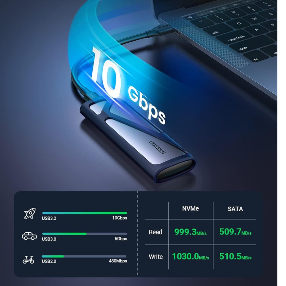 Корпус для жесткого диска Ugreen 10902 CM400