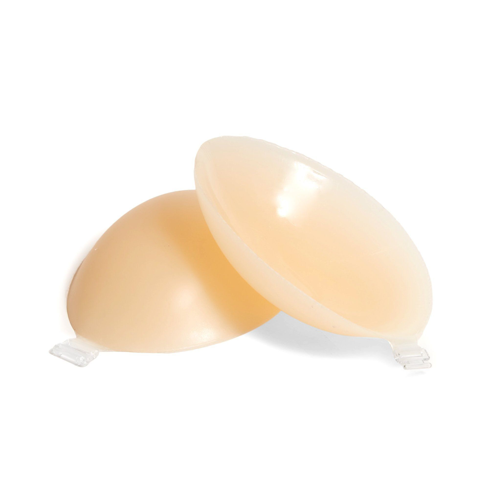 Многоразовый силиконовый бюстгальтер без бретелей (Размер: C) (Цвет: телесный)