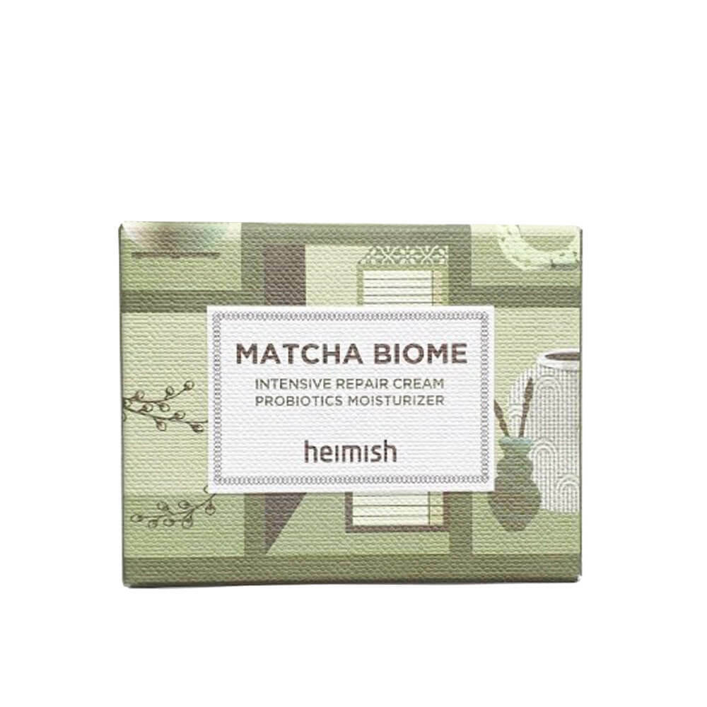 Восстанавливающий веганский крем с пробиотиками Heimish Matcha Biome Intensive Repair Cream