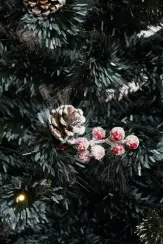 Оптоволоконная елка с LED лампочками Альпийская 180 см., леска+пвх, контроллер (Т2162-180)