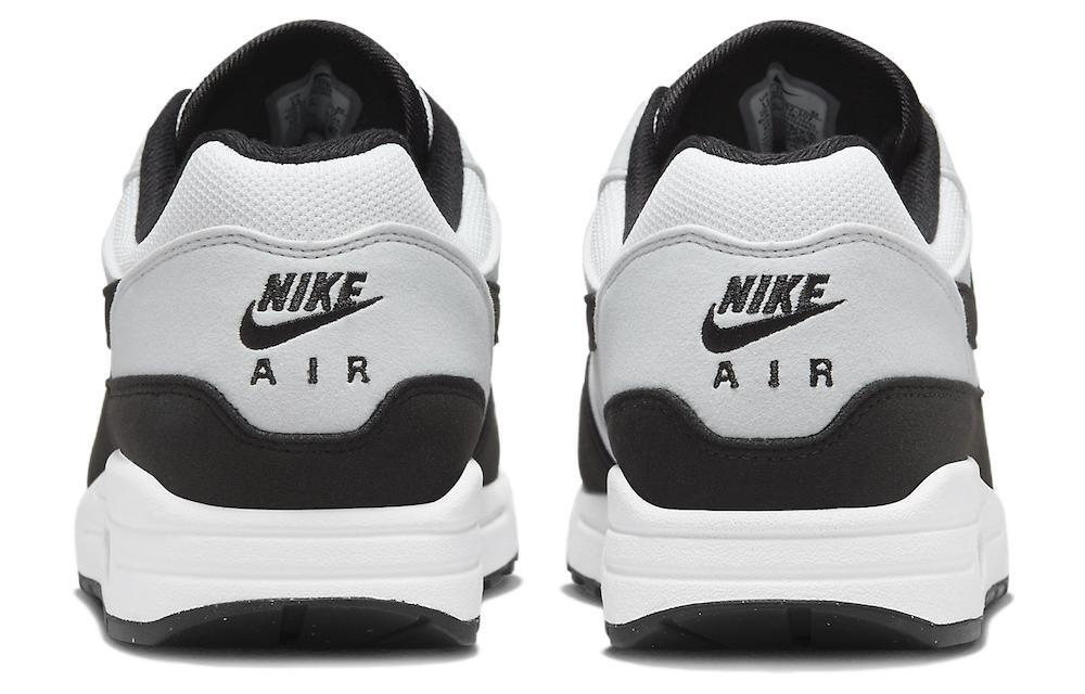 Nike Air Max 1 comfortable and versatile trend wear-resistant non-slip low-cut life casual shoes men's white gray black