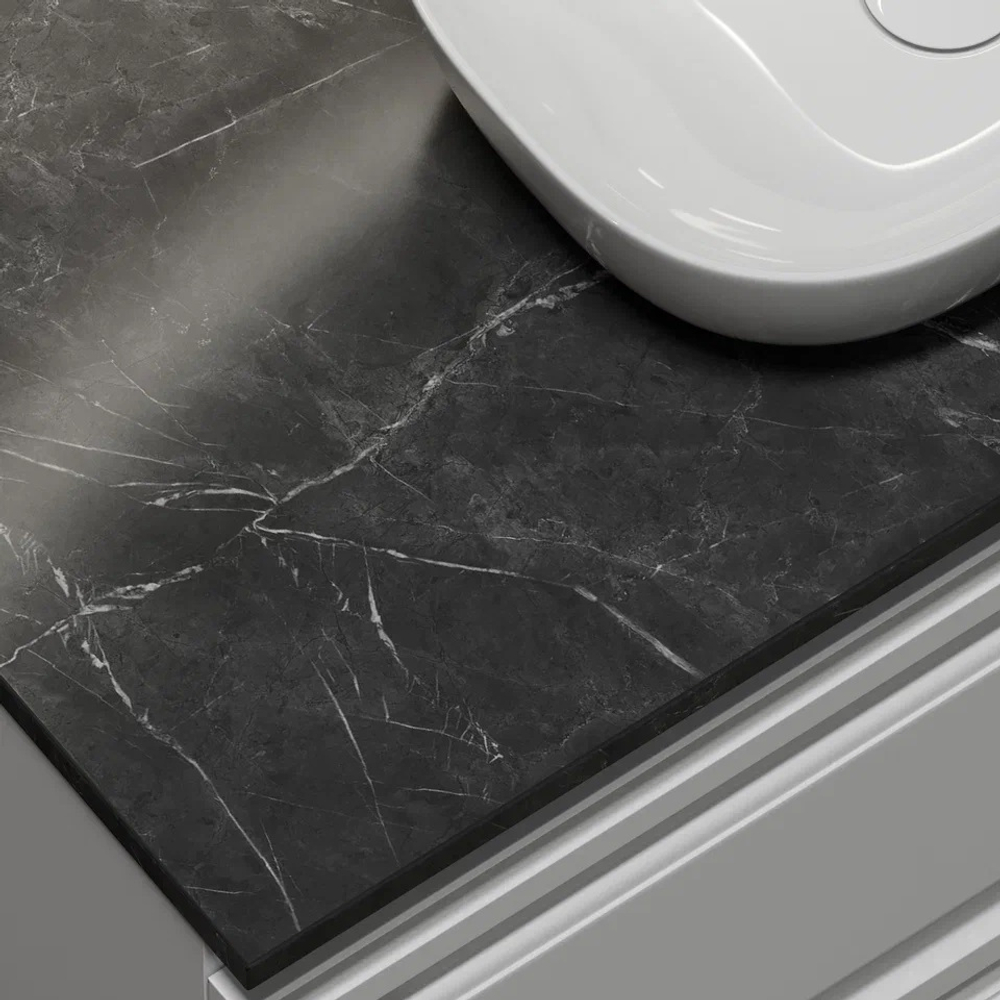 Sancos Столешница для ванной комнаты 1000х460 с отверстием под смеситель, цвет black sky, артикул TT100A1X