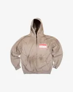 Худи Ovum Zip Flat white