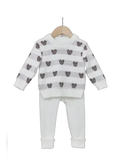 Костюм вязаный детский "Мишки"