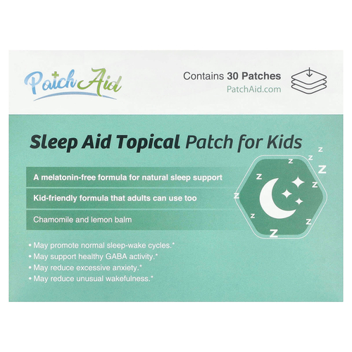 PatchAid, Ночные патчи для детей, 30 шт.
