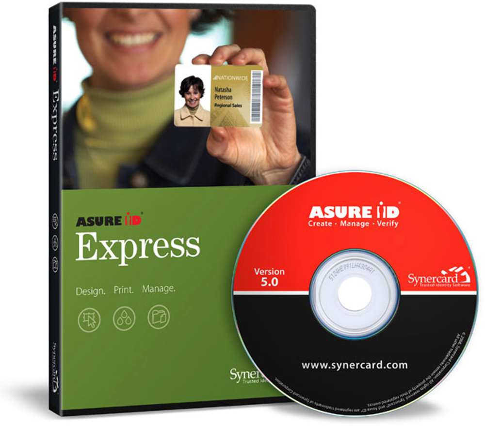Программное обеспечение Asure ID 7 Express для печати и программирования карт