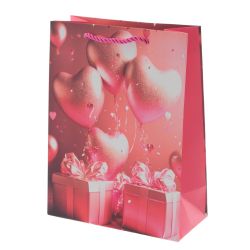 GAEM Пакет подарочный (бумага 210г/м2, блок микс 12шт), L18 W9 H24 см, 4в.