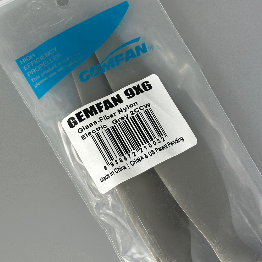 Пропеллер для электромоторов GEMFAN 9x6 (2 шт.)