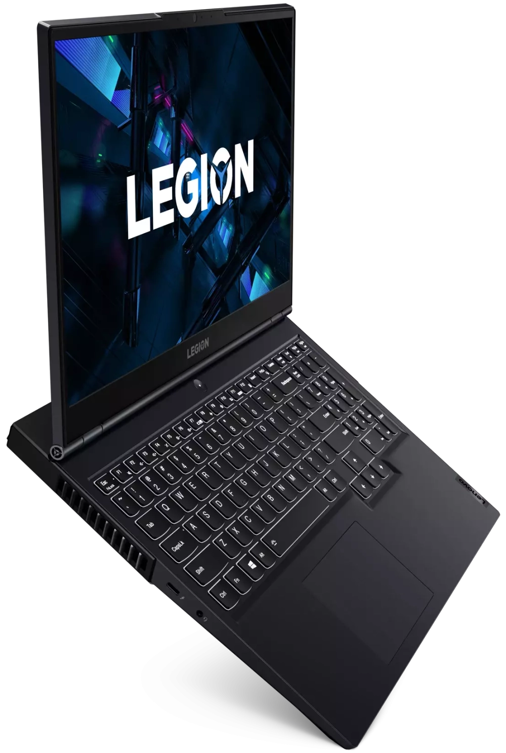 Ноутбук Lenovo Legion 5 15ITH6H 82JH009KRK i5-11400H 16Gb SSD 512Gb NVIDIA RTX 3060 для ноутбуков 6Gb 15,6 FHD IPS Cam 80Вт*ч No OS Синий