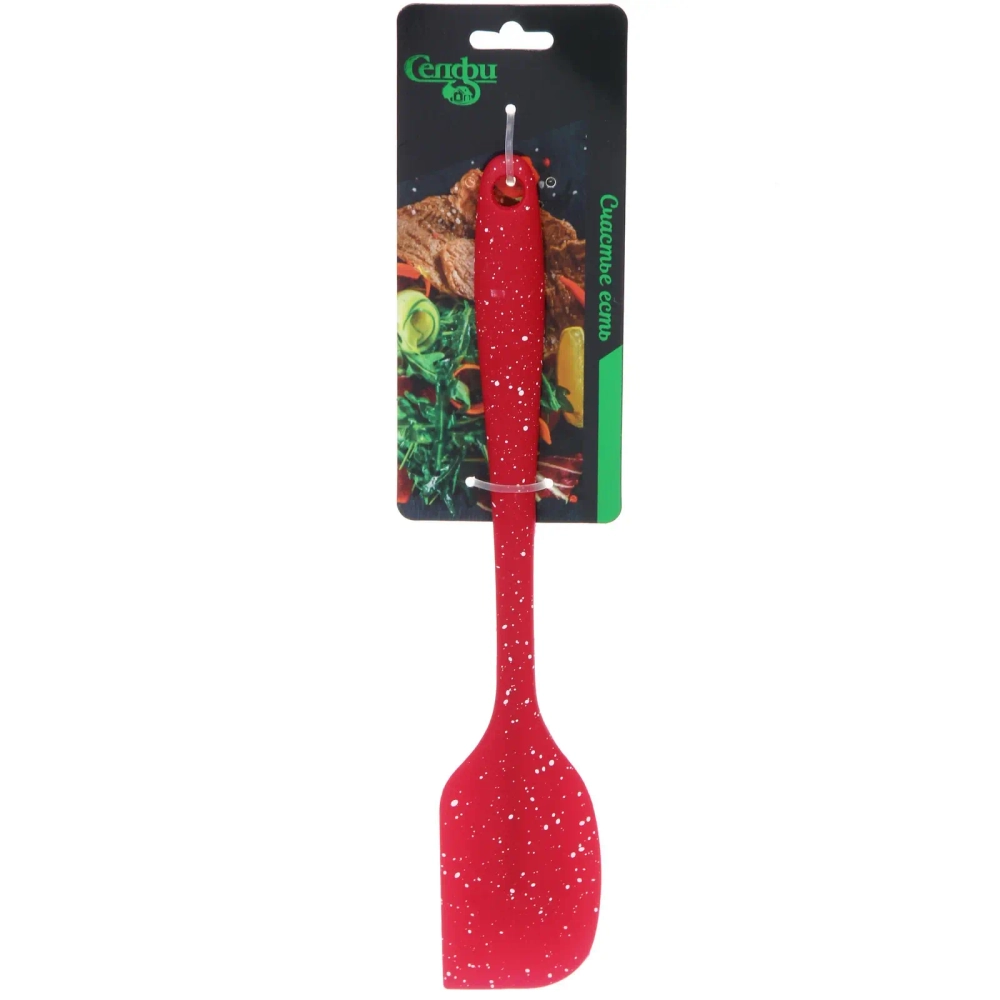 Лопатка кухонная силиконовая «Bon appétit» скошенная