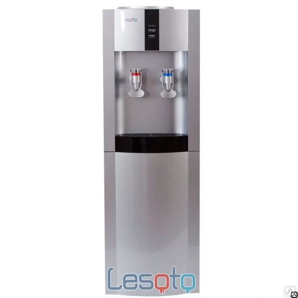 Кулер для воды LESOTO 16 L-B/E silver-black