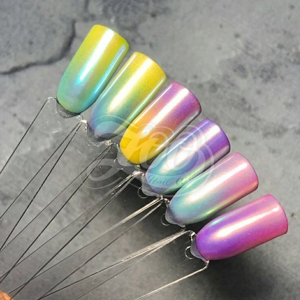 Радужная втирка "Пигмент единорога" Бирюзовый, 0,2 гр