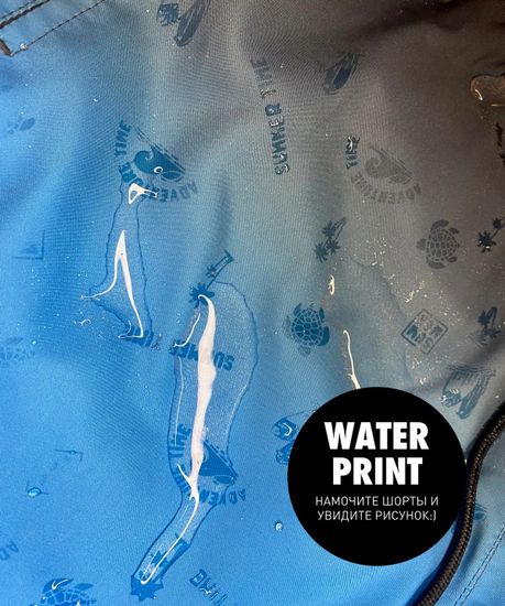 Пляжные шорты мужские Atlantic KMB-210, темно-синие