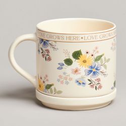 КРУЖКА С КРЫШКОЙ LEFARDSPRING FLOWERS 390МЛ. (КОР=24ШТ.)