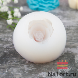 Силиконовый молд 3D «Роза-D»