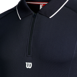 Мужское теннисное поло Wilson Players Seamless Polo Men - Blue